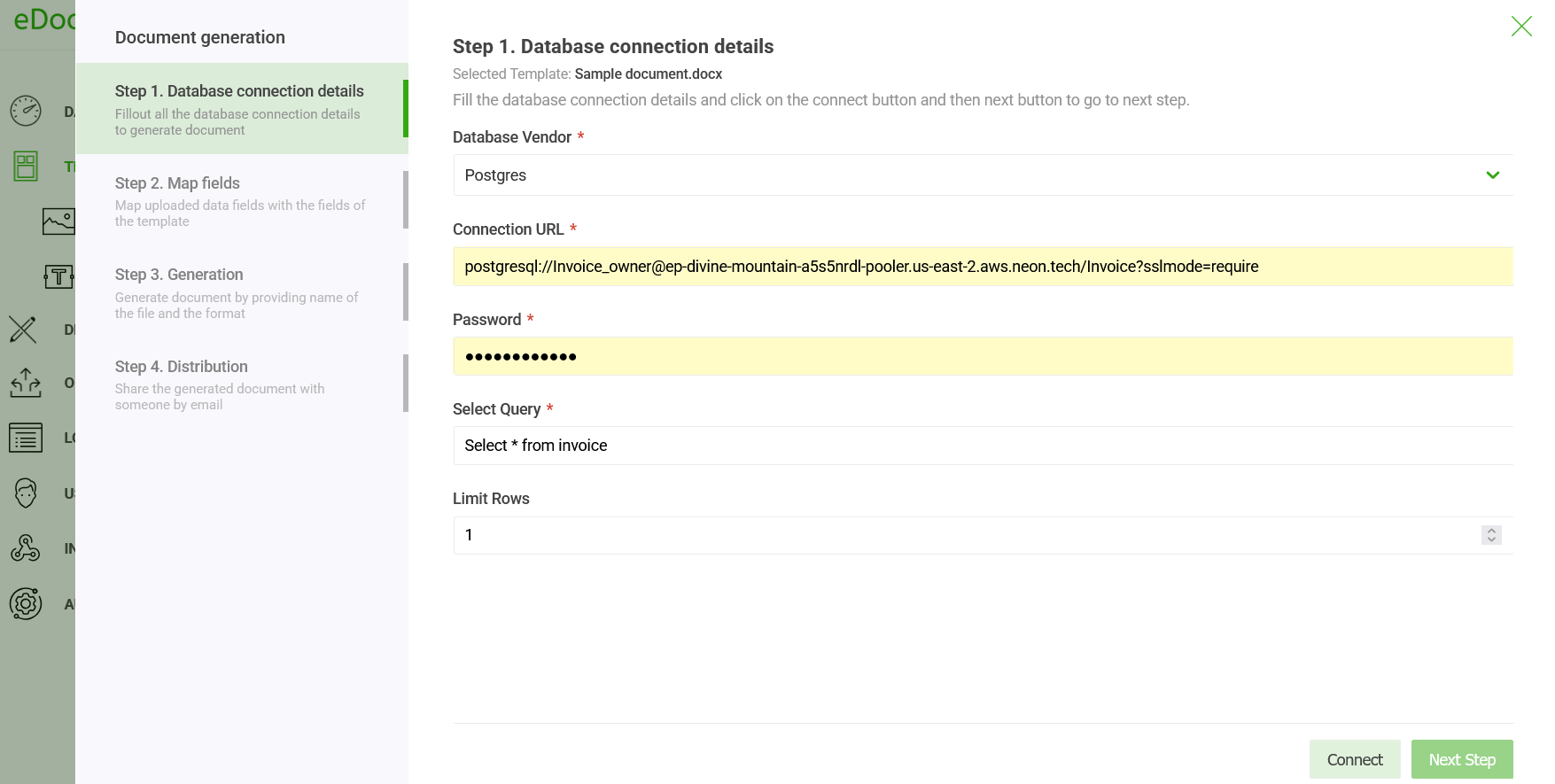 Postgres Database Connection